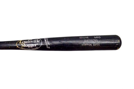 1998 Vladimir Guerrero  Game Used Bat (PSA)